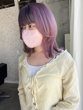 ラニヘアサロン(lani hair salon) 【天神/大名】ラベンダー＆ダークグレー【インナー】