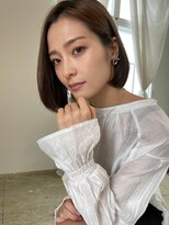 ノイズ オオサカ(NOISM) 大人ショートボブ丸みショートカットマッシュショート前髪なし