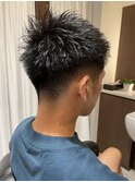 無造作ラフフェード