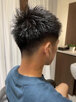 ヘアーモードキクチ 日本橋三越前店 無造作ラフフェード