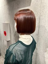 アンサム 下北沢店(UNSOME) レッドブラウン/暖色カラー/ボブ/内巻きボブ