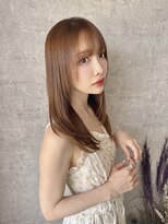 ミコ(mico.)&nbsp;サラ髪×セミロング