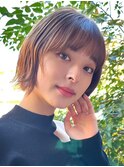 30代40代大人女性/前髪ありショートボブ/ショートヘア/髪質改善