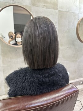 ソルトウォーター(SALT WATER) グレージュ/レイヤーカット/ブラウン/韓国ヘアー