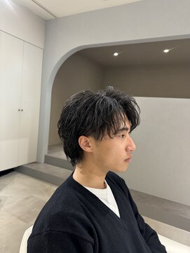 ワークスヘアー(WORKS HAIR) 緩めピンパーマ