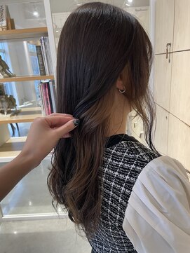 アドラーブル 万代店 (adorable) 20代30代大人かわいいミルクティーベージュインナーカラー