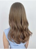 レイヤーロングカーキベージュ美髪_ba475272