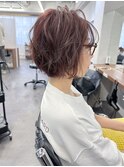 【Owll】石田学史ショートボブ20代30代40代ピンクベージュ
