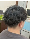 メンズ縦落ちツイストパーマ