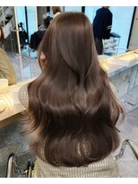 サイン 渋谷(SIGN) ザクザクレイヤーカット巻き方簡単ミディアムロング韓国表参道