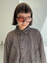 ビュートリアム265(BEAUTRIUM 265)&nbsp;★オン眉バング ミニボブ アンブレラカラー ブリーチ 銀座有楽町