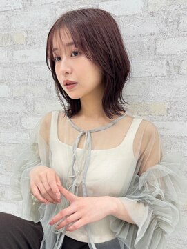 オーロ 西宮店(ORO) レイヤーボブ ナチュラルブラウン