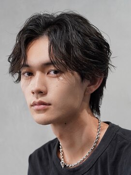 アンサー 渋谷(ANSWER) シャドウパーマフェザーパーマセンターパートニュアンスパーマ