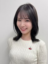 エアー 横浜(AIR)&nbsp;【長谷川】ダークグレージュくびれヘア