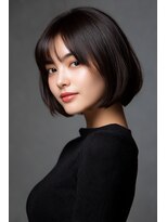ロッソ ヘアアンドスパ 谷塚店(Rosso Hair&SPA)&nbsp;前髪顔まわりカット/外ハネボブ/丸みボブ