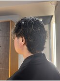 メンズハイライトパーマ