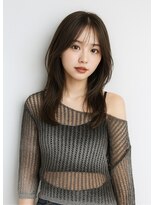 ゲイン(Gain)&nbsp;大人上品ロングレイヤー×透け感シースルーバング