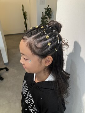 【kicca】コーンロウアレンジ/ダンス/ダンスヘア/コーンロウ