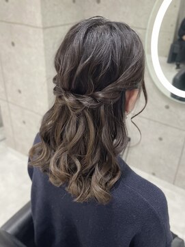 クラン 東心斎橋店(Clan) ハーフアップ/心斎橋ヘアセット