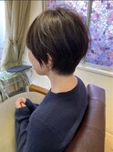 30代40代50代小顔ショートボブ丸みショートカット
