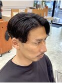 ニュアンスパーマ 毛流れパーマ センターパート
