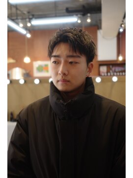 エディ(Edy) メンズスパイキーショートケアブリーチダブルカラーローライト