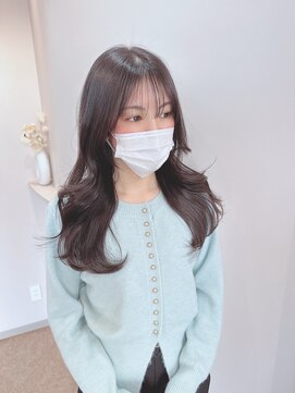 ユウォン 四日市(YUWON) グレージュカラー×レイヤーカット