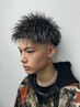 『金メッシュ★』メンズカット+ハイライト(ブリーチ2回)