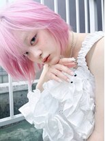 ユルク(JURK nagoya)&nbsp;栄/ハッシュカット/グレージュ/デザインカラー