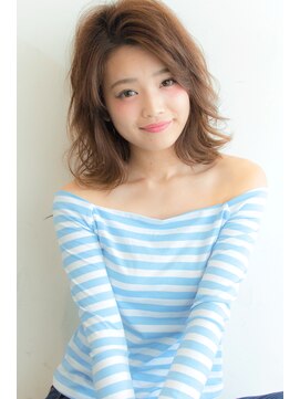 ケーツーナゴヤ(K two NAGOYA) 《K-two栄・矢場町》かきあげバングとふわふわミディアムヘア♪