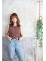 大人可愛いグレージュ