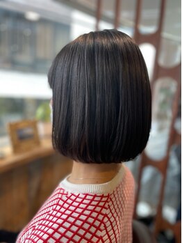 ロウアンドベーロ ヘアサロン(Raw&Bello hair salon)の写真/イチ推し！オリジナルの“酸性オイル縮毛矯正”今までに体感したことの無いようなしっとりツヤ感◎