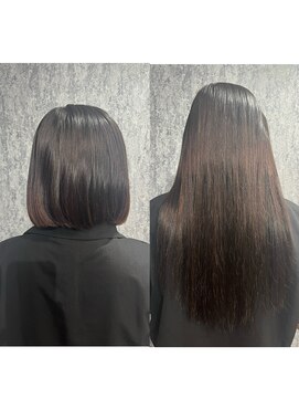 エクステンション リズム 新小岩店(EXTENSION RHYTHM) +編込エクステ＋シールエクステ+