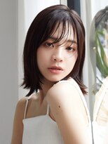 ラフィス ヘアーピュール 梅田茶屋町店(La fith hair pur)&nbsp;【La fith】きりっぱなしボブ×アッシュグレージュ