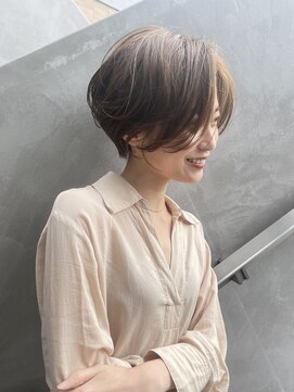 グロウミドル(GROW middle) 大人可愛いハンサムベージュショート