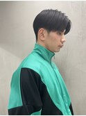 ニュアンスパーマセンターパート毛流れパーマ名古屋栄