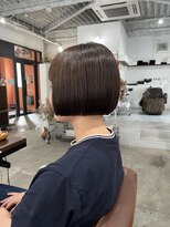 アオゾラヘアーカミノウラ(AOZORA HAIR kaminoura) ミニマムボブ＊丸みショート