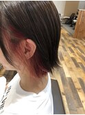 インナーカラーレッド