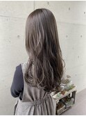 ゆるウェーブ ダークブラウンカラー