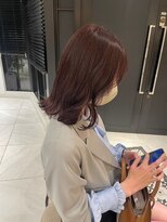 ガリカ 渋谷(Gallica)&nbsp;【mami】艶髪大人ラベンダーココア/ブリーチなしダブルカラー