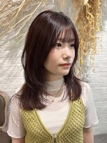 コル(col oodori)&nbsp;ブリーチなしレッドブラウン／レイヤー