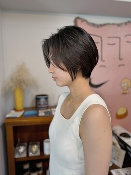 アンドチル 渋谷(AND CHILL) ショートボブ/アイロン無し/ブロー無し/丸みショート 渋谷