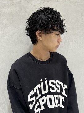 ウシワカマルエムティードット 富士宮店(USHIWAKAMARU MT.) メンズプードルパーマ