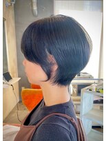 アトリエ エス atelier es HAIRDESIGN&nbsp;黒髪ショート/丸みシルエット/ふんわりショート/ひし形ショート