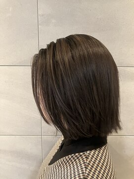 リー 京橋(Lee) 【Lee京橋】ボブ×ダークグレージュ