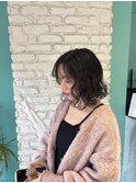 緩めふわふわボブパーマ【MOMOKA】
