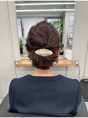 大人女性のゆるふわアップ【清板】
