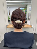 大人女性のゆるふわアップ【清板】