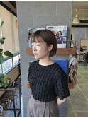 あごラインボブ×くすみベージュ！　iro+soi オオミダ！！