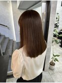 髪質改善インナーグレージュピンクベージュマチルダボブNOOS根本